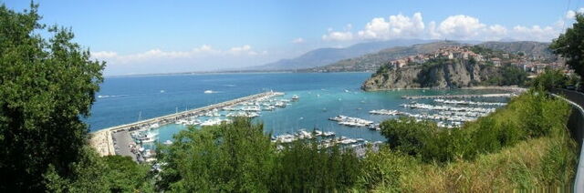 Vue sur la marina d'Agropoli