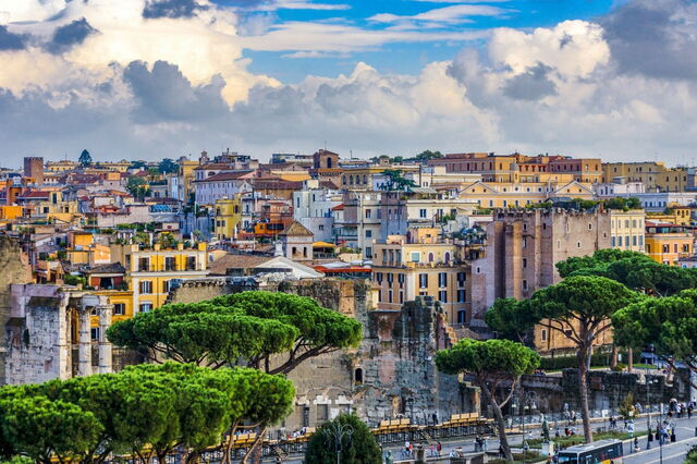 Paysage urbain de Rome