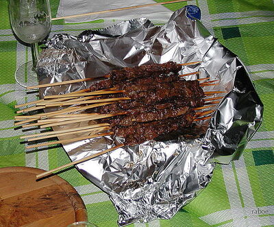 Brochettes d'agnaeu arrosticini
