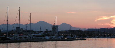 Vue du port de Pescara