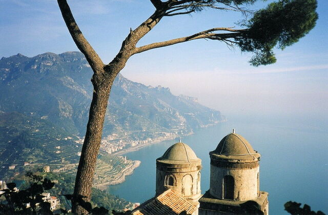 Vue sur la côte de ravello