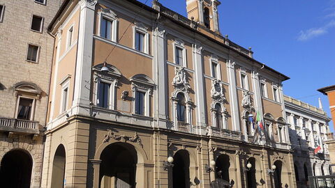 L'hôtel de ville de Rieti