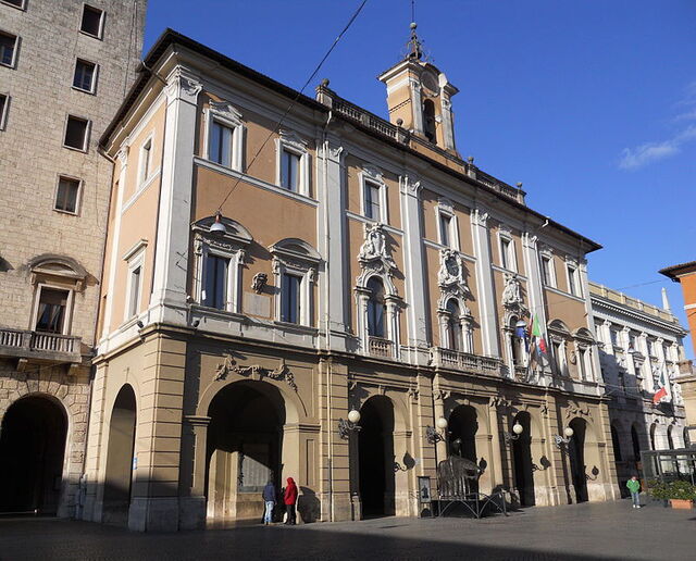 L'hôtel de ville de Rieti