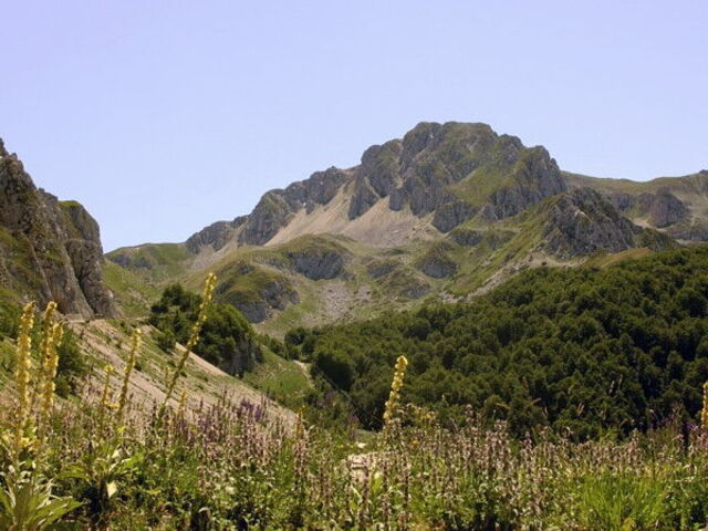 Les paysages autour de la ville de Rieti