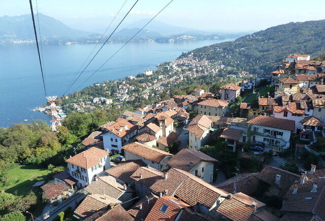 Vue sur le village se Stresa