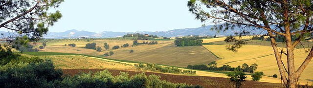 vue de la campagne de l'Ombrie