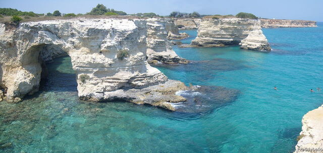 Le superbe littoral du Salento