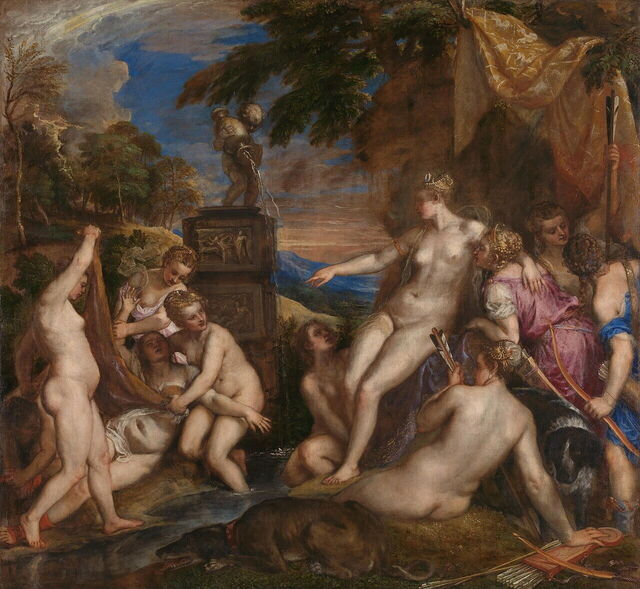 Diane et Callisto, Titien