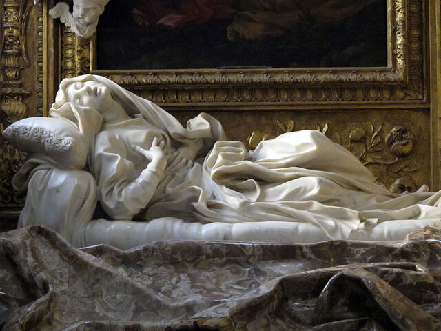 Extase de la bienheureuse Ludovica Albertoni