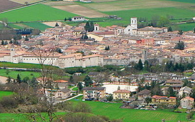 Vue sur la petite ville de Norcia