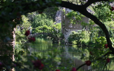Rivière, Jardin de Ninfa