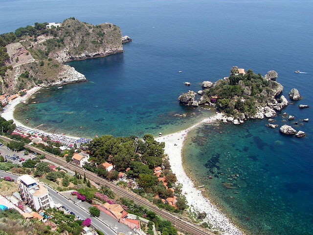 La ville de Taormine en Sicile