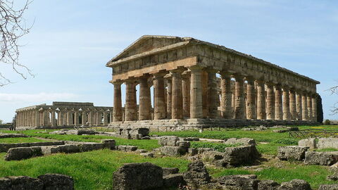 Temple à Paestum, Y. Gianni, 1898