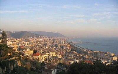 Vue de Salerne ville