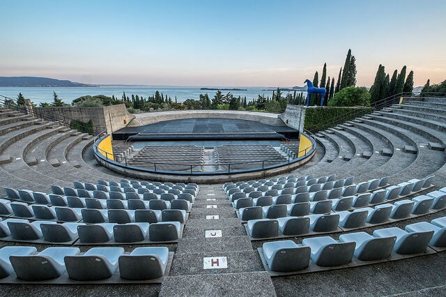 L'amphithéâtre de Vittoriale degli Italiani