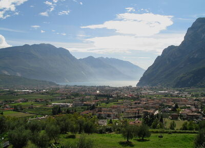 Le paysage autour de Riva del Garda