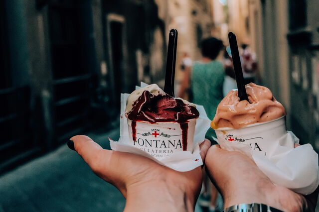 glaces à Florence
