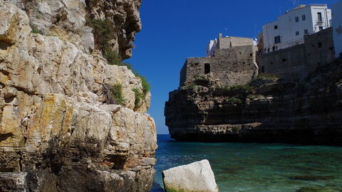 Polignano a Mare, falaises