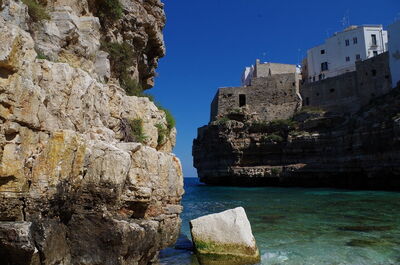 Polignano a Mare, falaises