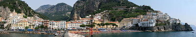 La ville d'Amalfie