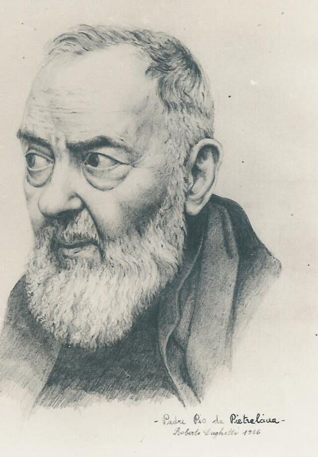 Un dessin de Padre Pio