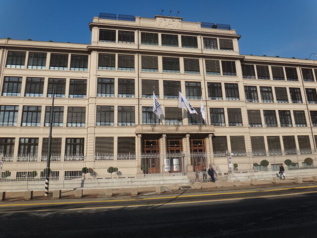 Fiat Lingotto, la façade