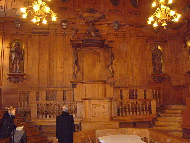Le théâtre anatomique de l'Archiginnasio