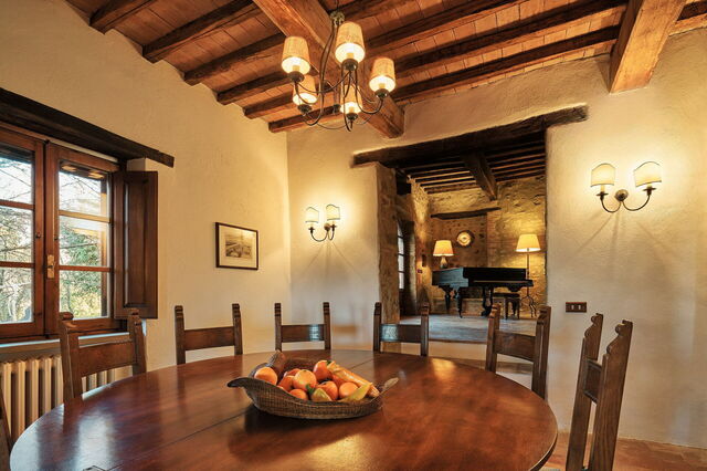 Casa Tettoia, salle à manger