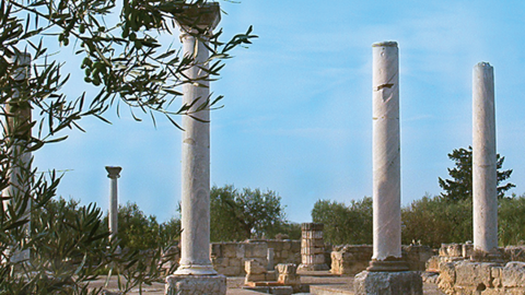 Un temple à Canosa di Puglia