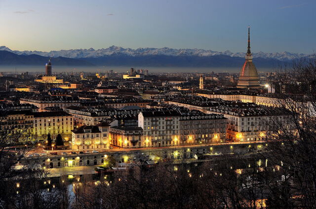 Turin, de nuit