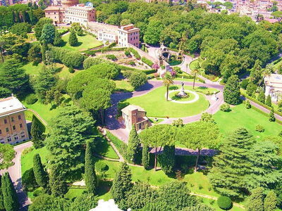 Les beaux jardins du Vatican