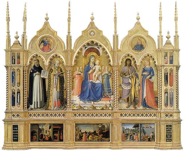 Le retable polyptyque Guidalotti de Fra Angelico