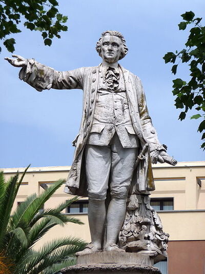 La statue de Luigi Vanvitelli