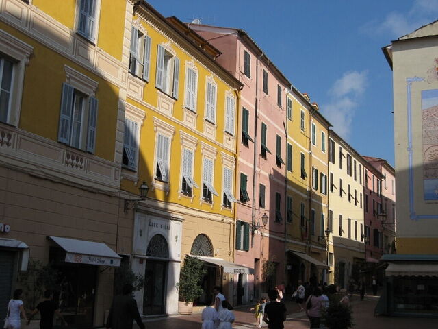 Les rues d'Oneglia