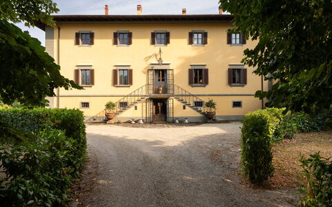 Villa Paola: Zone Résidentielle, Domicile, Porte, Biens, Cour, Pelouse, Jardin, Hacienda, Aménagement Paysager, Villa