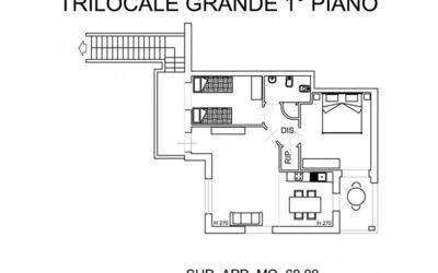 Logement:&nbsp;Trilocale Grande Primo Piano 331v