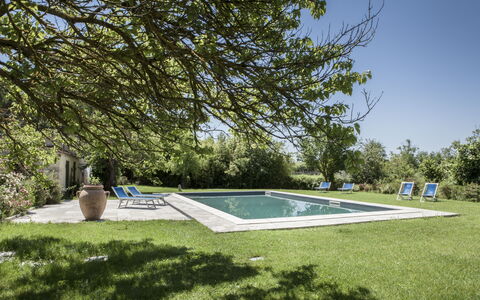 Agriturismo Il Molinello: Piscine, Propriété, Maison, Herbe, Immobilier, Loisir, Biens, Arbre, Architecture, Bâtiment