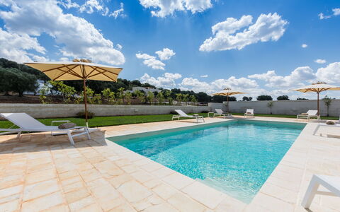 Il Casalino - Corte dei Messapi: Propriété, Piscine, Immobilier, Bâtiment, Maison, Biens, Domicile, Ciel, Vacances, Recours