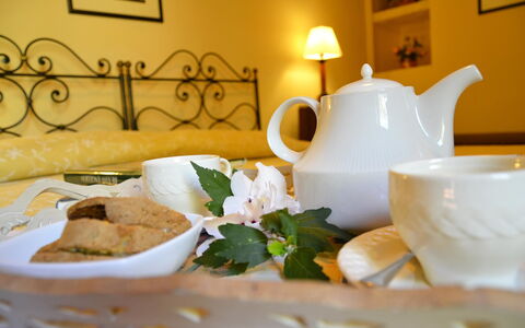 Villa Santa Maria: Petit Déjeuner, Aliments, Repas, Plat, Table, Cuisine, Brunch, Pièce, Vaisselle, Serveware