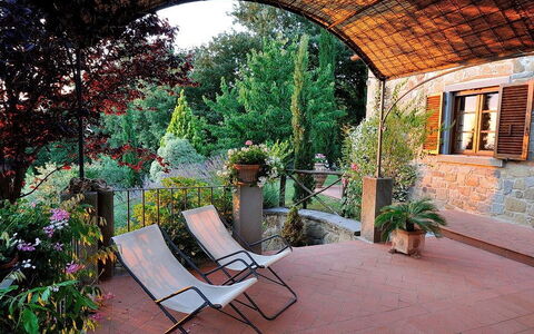 Villa Rosmarino: Propriété, Patio, Immobilier, Jardin, Arrière-Cour, Cour, Bâtiment, Domicile, Cour, Maison