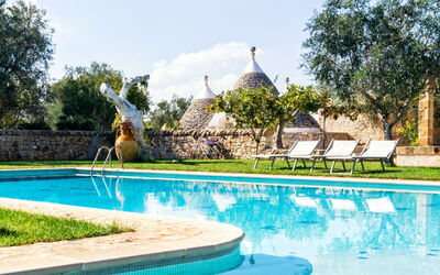 location de vacances Favola dei Trulli - Trullo Acquamarina - San Michele Salentino, Pouilles, Italie