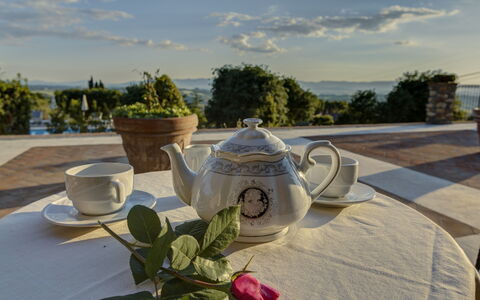 Villa Di Cinzia: Théière, Vaisselle, Arbre, Vacances, Pièce, Table, Maison, Plante, La Photographie, Drinkware