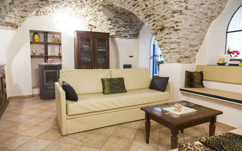 Casa Del Sole - San Bartolomeo Al Mare: Pièce, Propriété, Design Intérieur, Bâtiment, Meubles, Salon, Plafond, Immobilier, Maison, Architecture