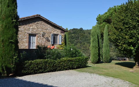 Compignano Barn: Propriété, Maison, Domicile, Arbre, Herbe, Arbuste, Bâtiment, Immobilier, Jardin, Haie