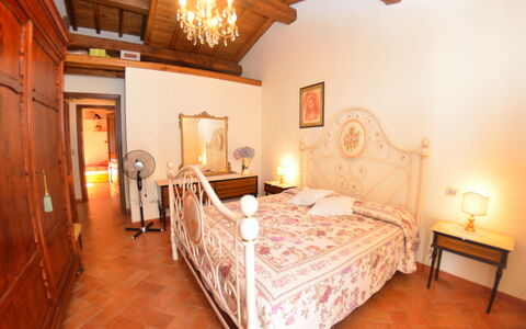 La Capannella: Chambre, Lit, Pièce, Meubles, Propriété, Drap De Lit, Cadre De Lit, Bâtiment, Design Intérieur, Plafond
