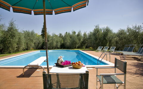 La Fonte: Piscine, Propriété, Loisir, Ombre, Balancelle, Vacances, Mobilier De Jardin, Maison, Table, Meubles