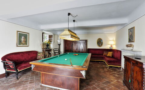 Villa Clara 20: Salle De Billard, Table De Billard, Bassin, Pièce, Meubles, Salle De Récréation, Propriété, Anglais Billard, Jeux, Billard