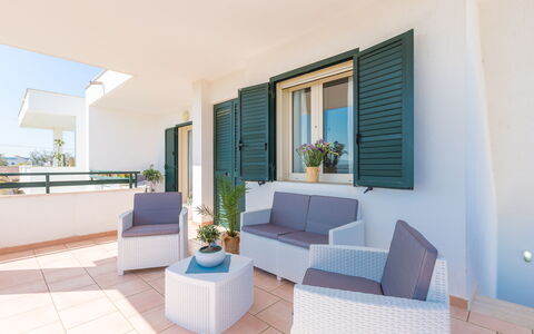 Appartamento Panorama Sul Mare: Propriété, Pièce, Bâtiment, Design Intérieur, Meubles, Maison, Immobilier, Salon, Appartement, Sol