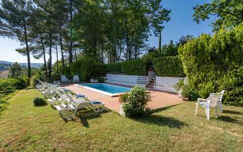 Villa Campiglia: Propriété, Maison, Immobilier, Domicile, Biens, Chalet, Bâtiment, Piscine, Arrière-Cour, Herbe