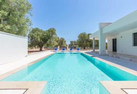 Villa Stella Cadente: L'Eau, Ciel, Bâtiment, Piscine, Bleu Azur, Arbre, Ombre, Rectangle, Herbe, Loisir